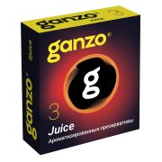 Ароматизированные презервативы Ganzo Juice - 3 шт.