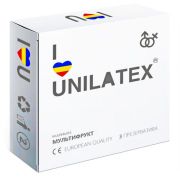 Разноцветные ароматизированные презервативы Unilatex Multifruits - 3 шт.