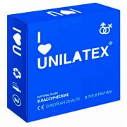 Классические презервативы Unilatex Natural Plain - 3 шт.