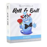 Стимулирующий презерватив-насадка Roll & Ball Classic