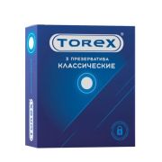 Гладкие презервативы Torex Классические - 3 шт.
