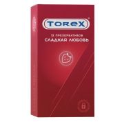 Презервативы Torex Сладкая любовь с ароматом клубники - 12 шт.