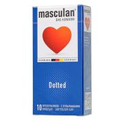Презервативы с пупырышками Masculan Dotted - 10 шт.