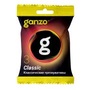 Классические презервативы Ganzo Classic в мягкой упаковке - 3 шт.