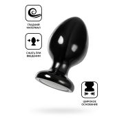 Анальная втулка POPO Pleasure by TOYFA Cetus β, PVC, черная, 13 см, Ø 6,8 см
