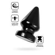 Анальная втулка POPO Pleasure by TOYFA Draco β, PVC, черная, 21 см, Ø 11,5 см