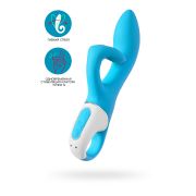 Нереалистичный вибратор Satisfyer Embrace me, силикон, бирюзовый, 22,5 см