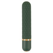 Зеленый мини-вибратор Luxurious Bullet Vibrator - 12,6 см.