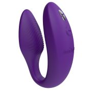 Фиолетовый U-образный вибратор для пар We-Vibe Sync 2