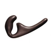 Черный безремневой страпон Seduction - 20,5 см.