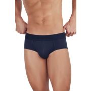 Черные мужские трусы-брифы в рубчик Heavenly Piping Brief