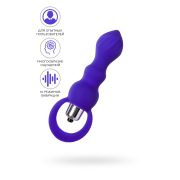 Анальная втулка ToDo by Toyfa Curvy, силикон, фиолетовый, 14 см, Ø 3,2 см