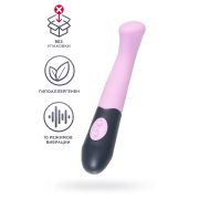 Стимулятор точки G, силикон, лавандовый, 19 см (в пакете)