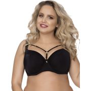 Купальный лиф на косточках с декоративной бретелью