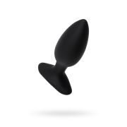 Анальная втулка LOVENSE Hush 2 (S), силикон, черная, 12,1 см, Ø 3,8 см