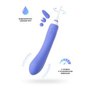 Двусторонний вибратор LOVENSE Hyphy с клиторальным стимулятором, силикон, фиолетовый, 21,6 см