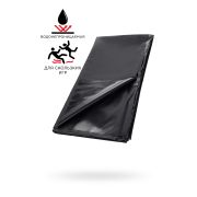 Простыня для секса Black&Red by TOYFA, ПВХ, черный, 220х200