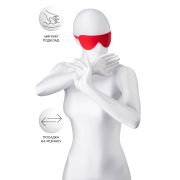 Маска Anonymo #0205, PU кожа, красная, 65 см