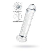 Фаллоимитатор A-Toys by TOYFA  Auri, TPE, прозрачный, 20 см