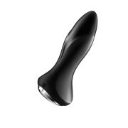 Анальный вибратор Satisfyer Rotator Plug 1+ Connect App, силикон, черный, 13,5 см