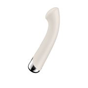 Вибратор для точки G  с ротацией Satisfyer Spinning G-Spot 1, силикон, бежевый, 16,8 см