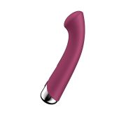Вибратор для точки G  с ротацией Satisfyer Spinning G-Spot 1, силикон, бордовый, 16,8 см