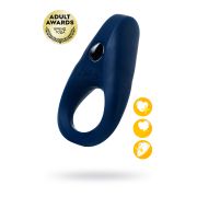 Эрекционное кольцо на пенис Satisfyer Rocket Ring, силикон, синий 7,5 см.