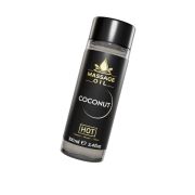 Массажное масло HOT Massage Oil COCONUT , с ароматом кокоса,100 мл