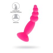 Анальная втулка A-Toys by TOYFA Hild, силикон, розовый, 11 см