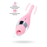 Многофункциональный стимулятор эрогенных зон Flovetta DAHLIA, силикон, розовый, 14 см