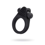 Виброкольцо на пенис A-Toys by TOYFA Brid, силикон, черный, 6,3, Ø 3,1 см