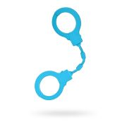 Силиконовые наручники A-Toys by TOYFA Celet, силикон, голубые, 33 см