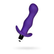 Анальная пробка с вибрацией A-Toys by TOYFA Kamet, размер M, силикон, фиолетовый, 12,9 см