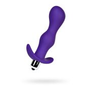 Анальная пробка с вибрацией A-Toys by TOYFA Kamet, размер L, силикон, фиолетовый, 14 см