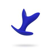 Расширяющая анальная втулка ToDo by Toyfa Bloom, силикон, синий, 8,5 см, Ø 4,5 см