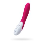 Вибратор Mystim Elegant Eric силиконовый, фуксия, 27 см