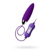 Виброяйцо с пультом управления A-Toys by TOYFA Cony, силикон, фиолетовый, 7,6 см