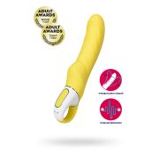 Нереалистичный вибратор Satisfyer Vibes Yummy Sunshine, силикон, желтый, 22,5 см.