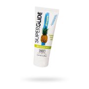 Съедобная смазка на водной основе HOT Superglide для орального секса со вкусом ананаса, 75 мл