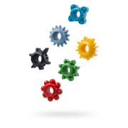 Набор разноцветных колец на пенис TOYFA Basic 6 шт, TPE, ассорти