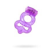 Виброкольцо на пенис TOYFA Basic, TPE, фиолетовый
