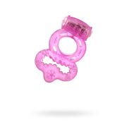 Виброкольцо на пенис TOYFA Basic, TPE, розовый