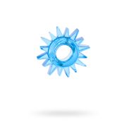 Эрекционное кольцо на пенис TOYFA Basic, TPE, синий