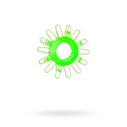 Эрекционное кольцо на пенис TOYFA Basic, TPE, зеленый