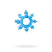 Эрекционное кольцо на пенис TOYFA Basic, TPE, синий