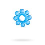 Эрекционное кольцо на пенис TOYFA Basic, TPE, синий