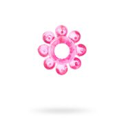 Эрекционное кольцо на пенис TOYFA Basic, TPE, розовый